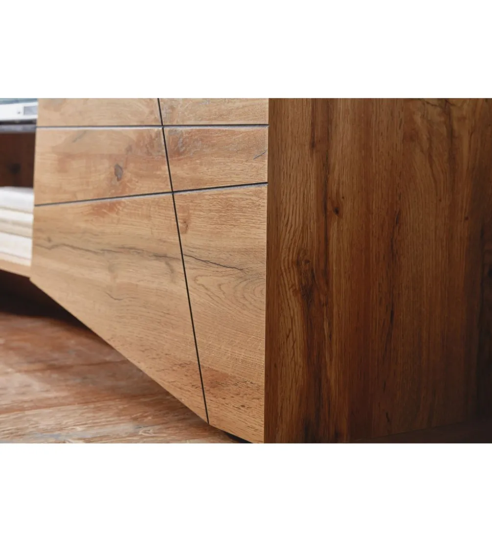 Stolik pod TV ANKONA 160 cm w kolorze dąb