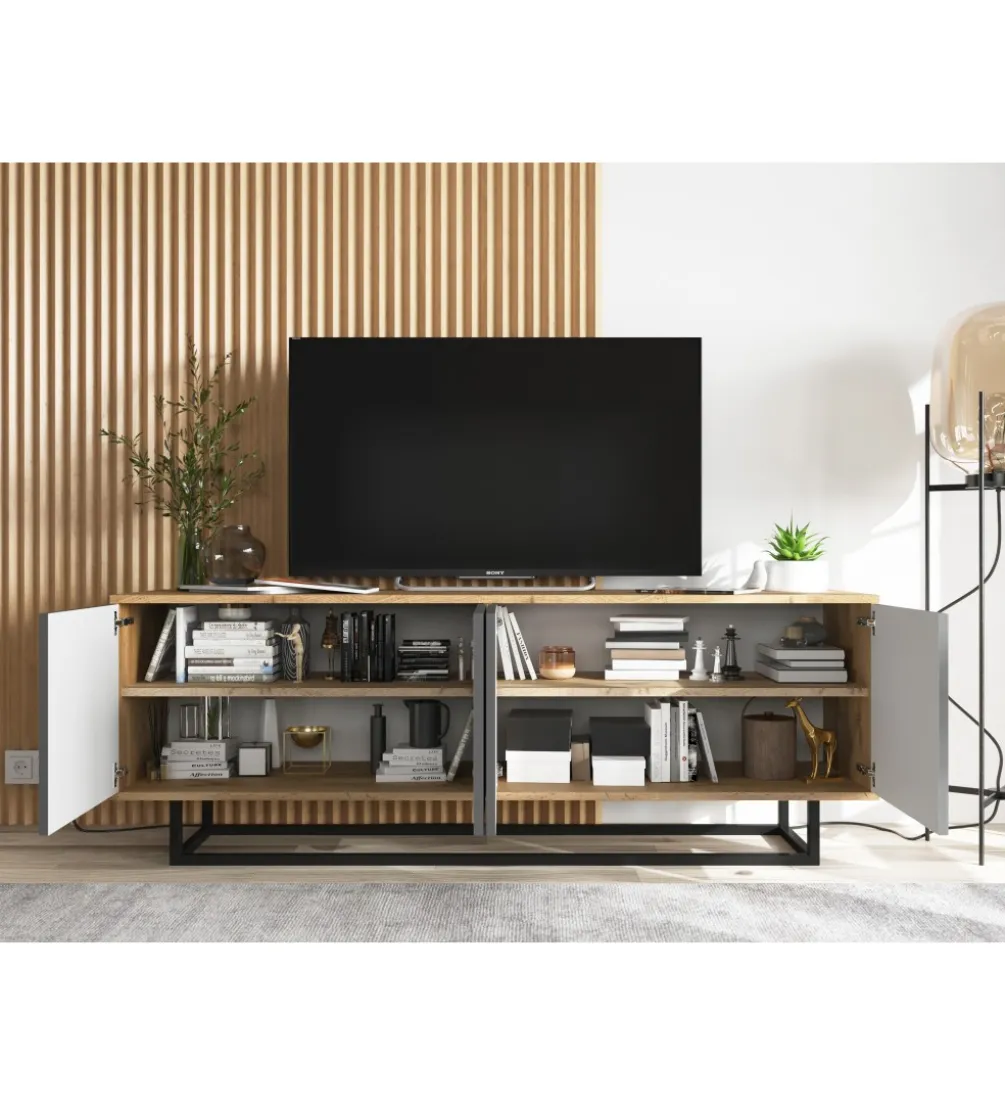 Stolik pod Tv Apollo B 150 cm antracytowy