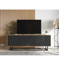 Stolik pod Tv Apollo B 150 cm czarny