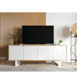 Stolik pod Tv Apollo B II 150 cm biały