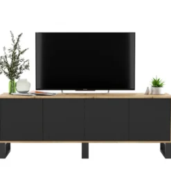 Stolik pod Tv Apollo B III 150 cm czarny