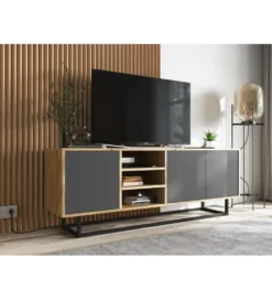 Stolik pod Tv Apollo 150 cm antracytowy