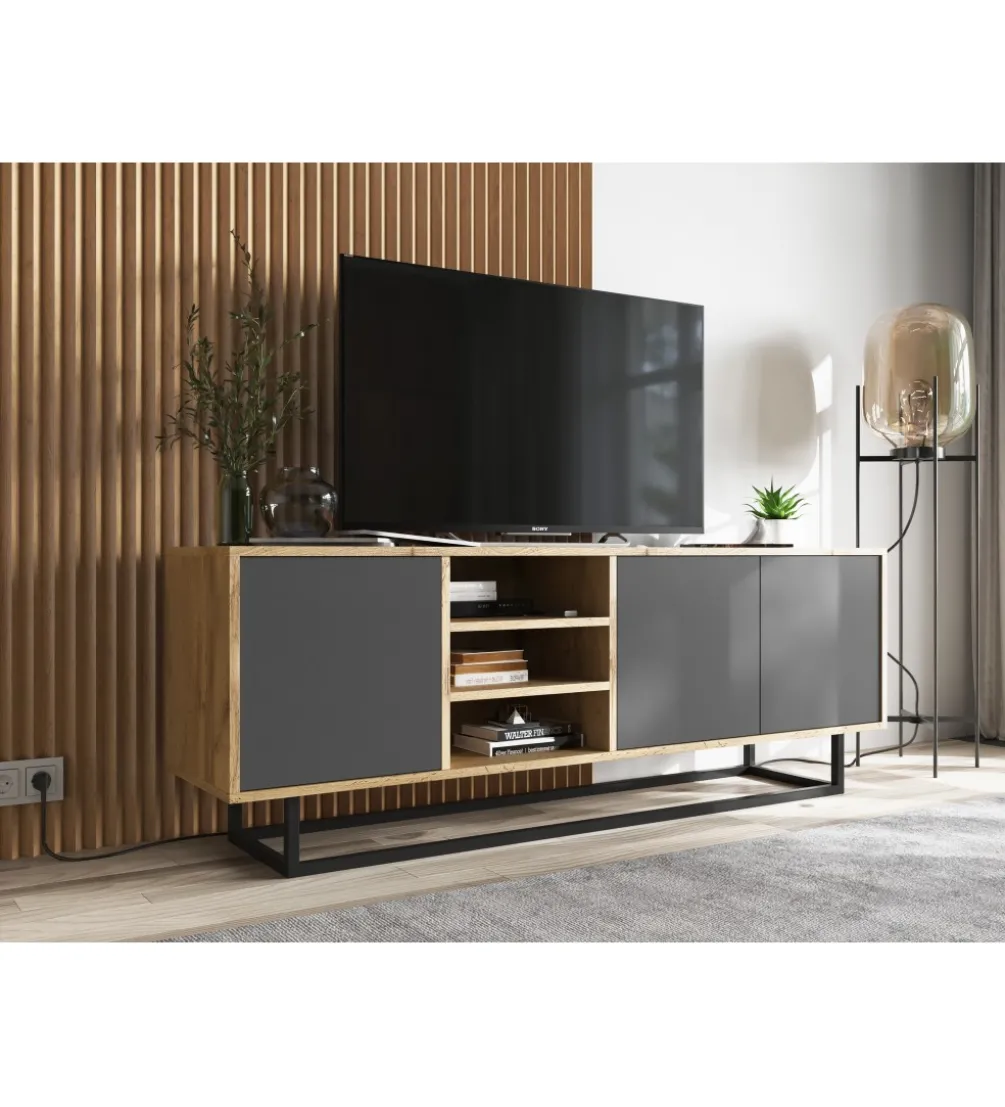 Stolik pod Tv Apollo 150 cm antracytowy