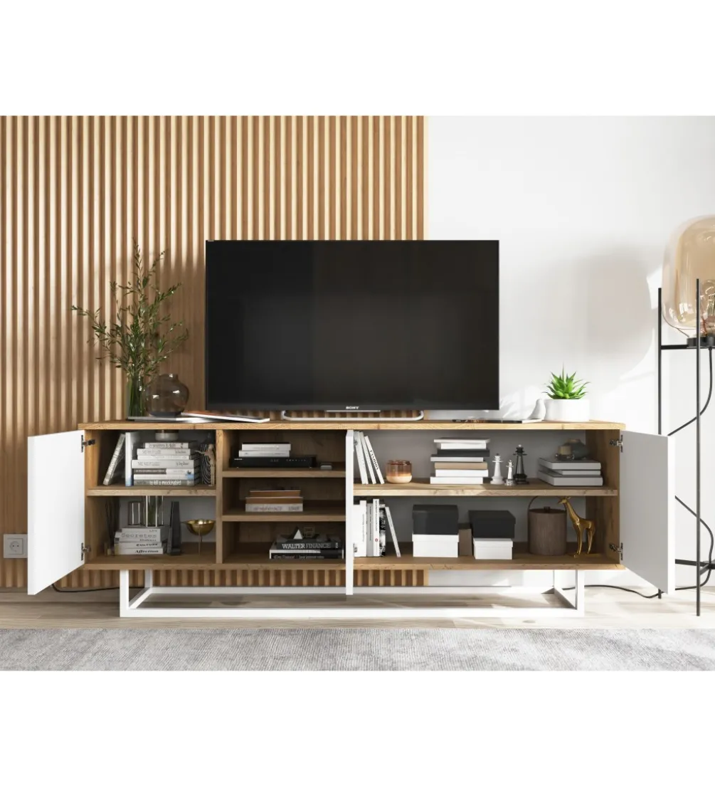 Stolik pod Tv Apollo 150 cm biały