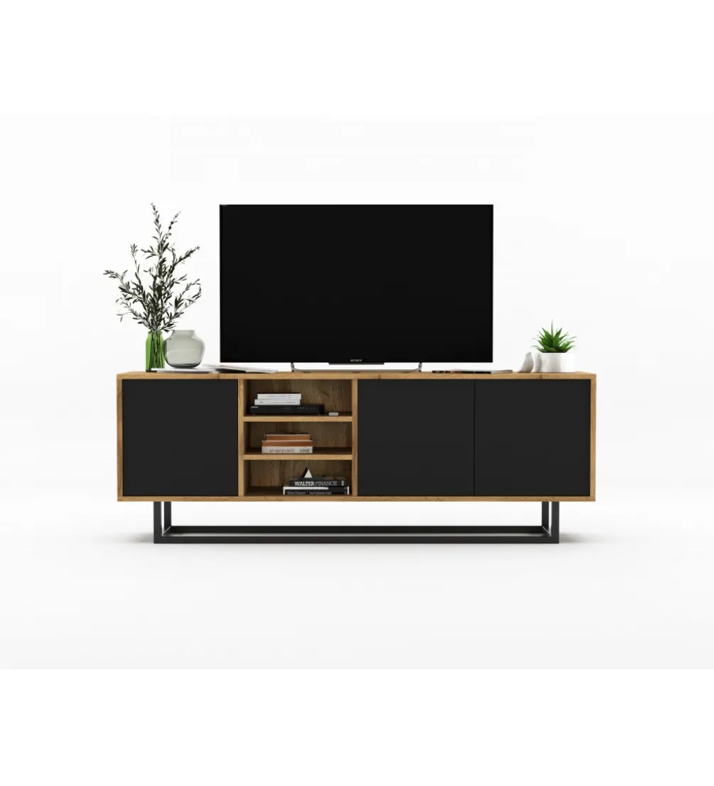 Stolik pod Tv Apollo 150 cm czarny