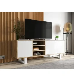 Stolik pod Tv Apollo II 150 cm biały