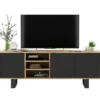 Stolik pod Tv Apollo II 150 cm czarny