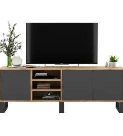 Stolik pod Tv Apollo III 150 cm antracytowy