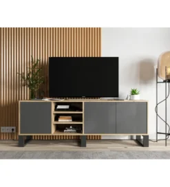 Stolik pod Tv Apollo III 150 cm antracytowy