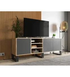 Stolik pod Tv Apollo III 150 cm antracytowy
