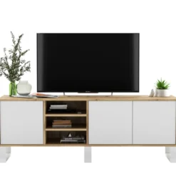 Stolik pod Tv Apollo III 150 cm biały