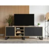 Stolik pod Tv Apollo III 150 cm czarny