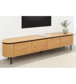 Stolik pod TV ATELIER 200 cm kolor naturalnego dębu