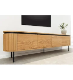 Stolik pod TV ATELIER 200 cm kolor naturalnego dębu