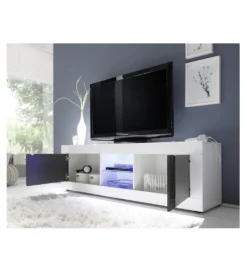 Stolik pod TV BASIC 180 cm biały