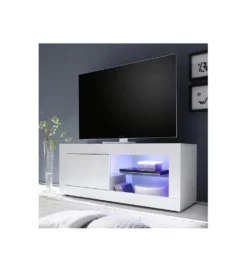Stolik pod TV BASIC 140 cm biały