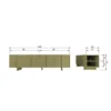 Stolik pod TV BASU 200 cm drewno sosny moss