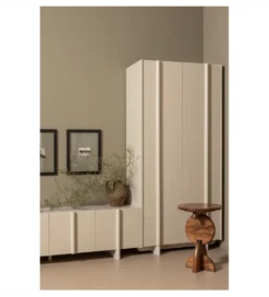 Stolik pod TV BASU 200 cm drewno sosny dust