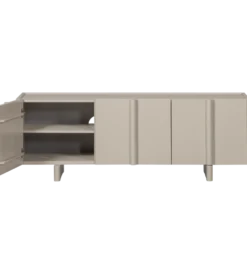 Stolik pod TV BASU 152 cm drewno sosny dust