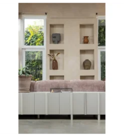 Stolik pod TV BASU 152 cm drewno sosny dust