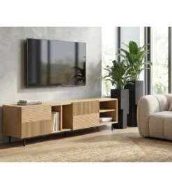 Stolik pod TV BESTER 180 cm naturalny