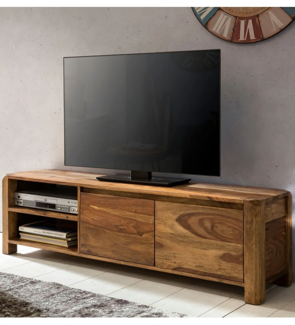 Stolik pod TV BOHA 140 cm drewno sheesham