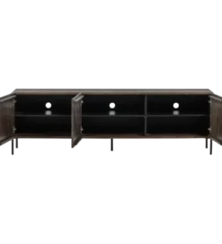 Stolik pod TV BONO 180 cm drewno jesion ciemny brązowy
