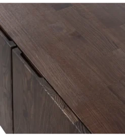 Stolik pod TV BONO 180 cm drewno jesion ciemny brązowy