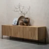 Stolik pod TV BONO 180 cm drewno jesion naturalny