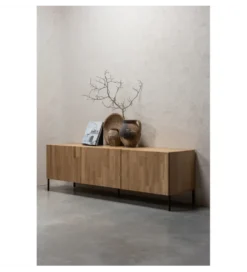 Stolik pod TV BONO 180 cm drewno jesion naturalny