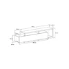 Stolik pod TV BOTA 219 cm dąb Ribbec