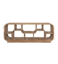 Stolik pod TV BRIX MORGAN 130 cm drewno mango naturalna