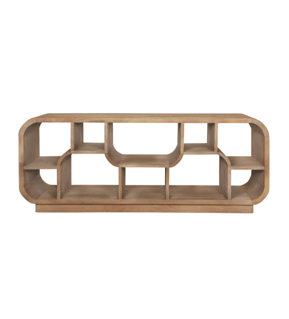 Stolik pod TV BRIX MORGAN 130 cm drewno mango naturalna