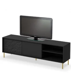 Stolik pod TV BULLET 180 cm czarny