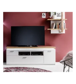 Stolik Pod TV CALI 156 Cm Biały