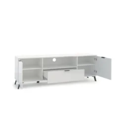 Stolik pod TV CASABLANCA 180 cm biały Z Dodatkiem Klon Pero