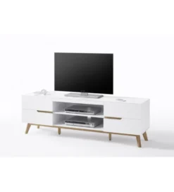 Stolik pod TV CERVO biały
