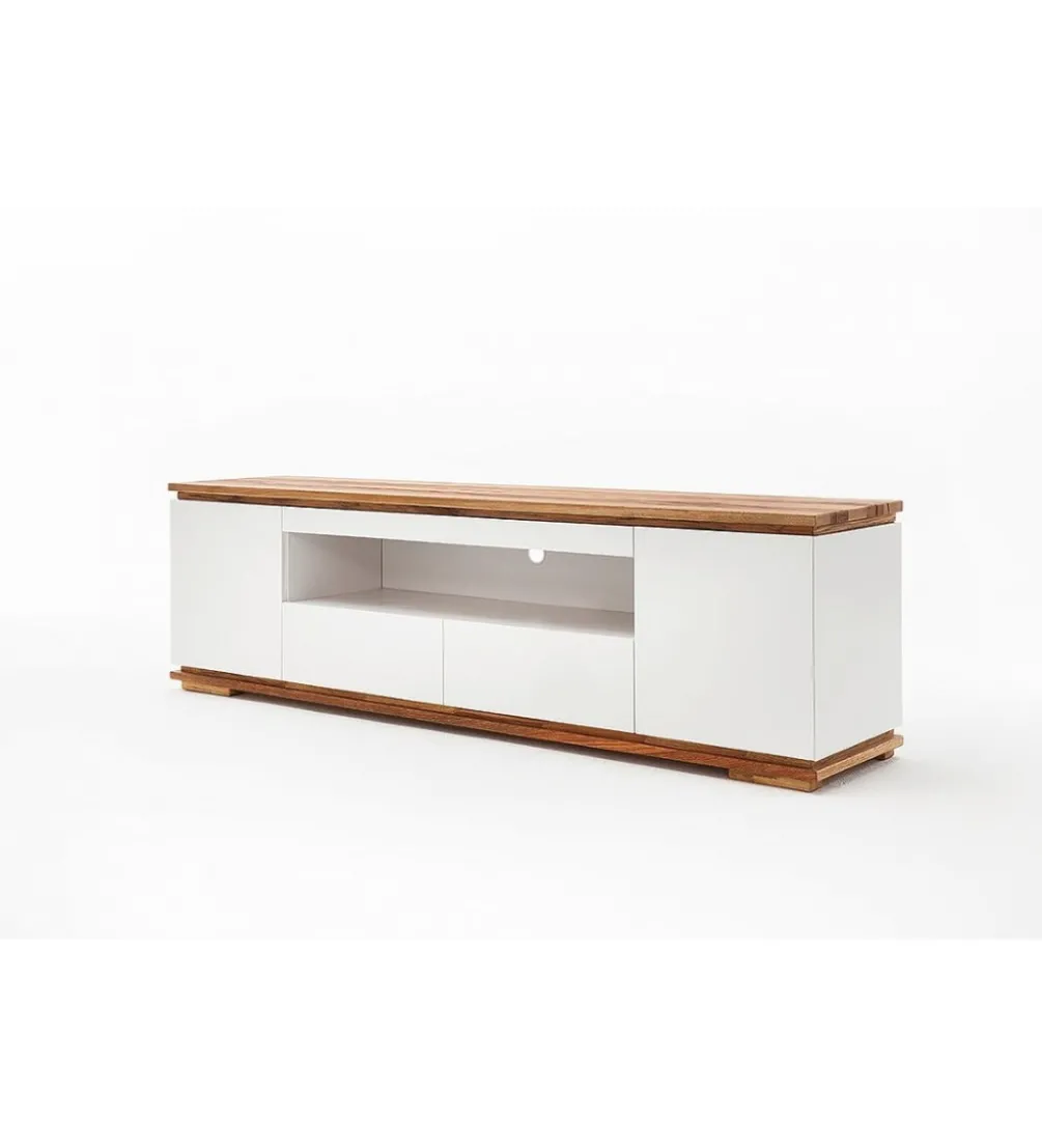 Stolik pod TV CHIARO 200 cm biało kremowa