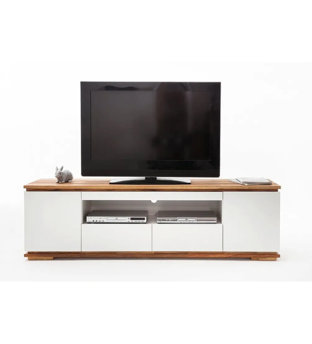 Stolik pod TV CHIARO 200 cm biało kremowa