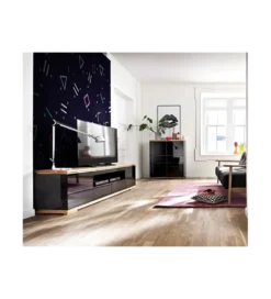 Stolik pod TV CHIARO 200 Cm Czarny