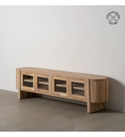 Stolik pod TV CREEL 180 cm drewno mango