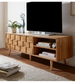 Stolik pod TV CREMONA 160 cm w kolorze dąb