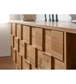 Stolik pod TV CREMONA 160 cm w kolorze dąb
