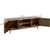 Stolik pod TV CYNTIA 160 cm drewno mango