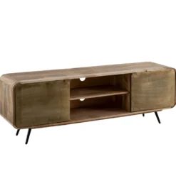 Stolik pod TV CYNTIA 160 cm drewno mango