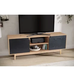 Stolik pod TV CYRUS 150 cm w optyce dębu