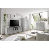 Stolik pod TV DAMA 181 cm w optyce betonu