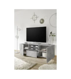 Stolik pod TV DAMA 181 cm w optyce betonu