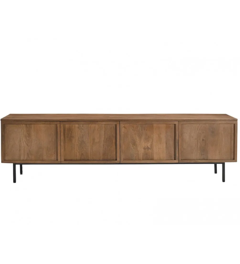 Stolik pod TV ELANI 180 cm drewno mango