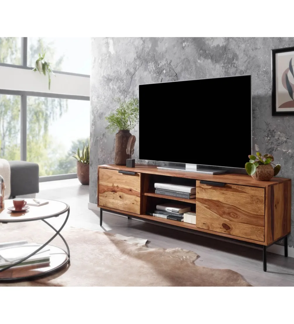 Stolik pod TV ELCANTO 147 cm drewno sheesham